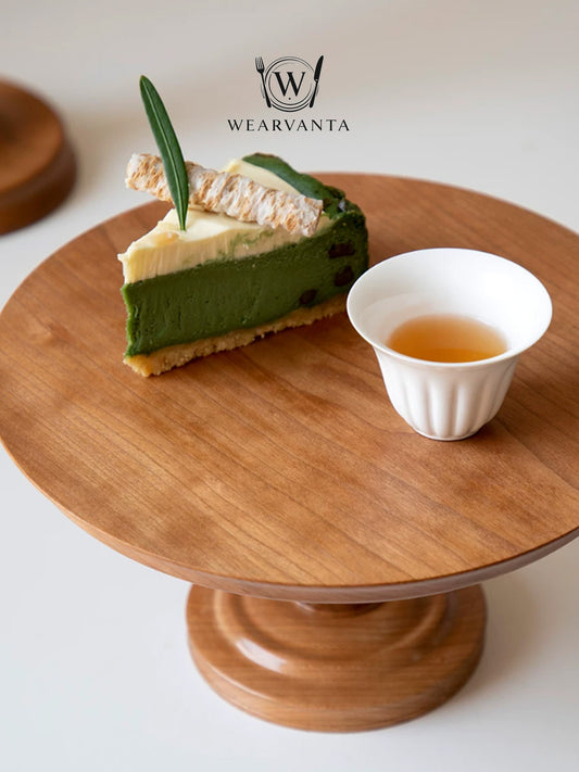 Cherrywood Artisan Cake Stand