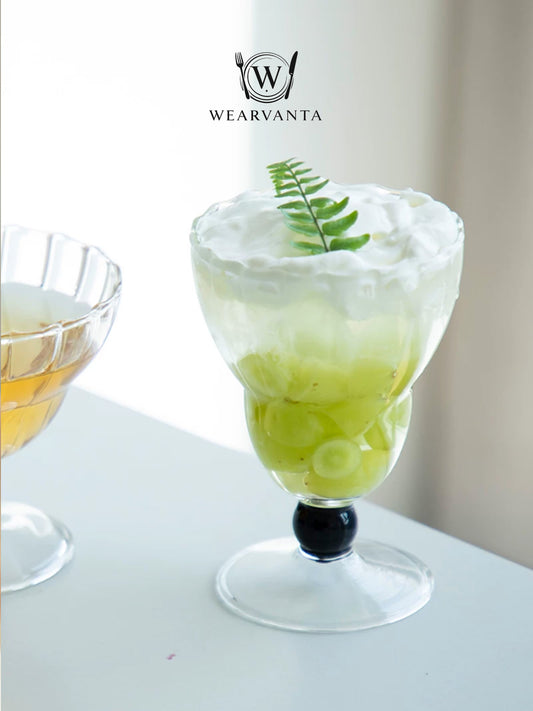 Velvet Stripe Champagne Glass