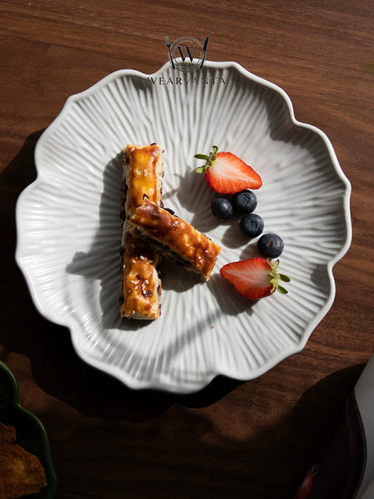Kiln Bloom Lotus Serving Plate