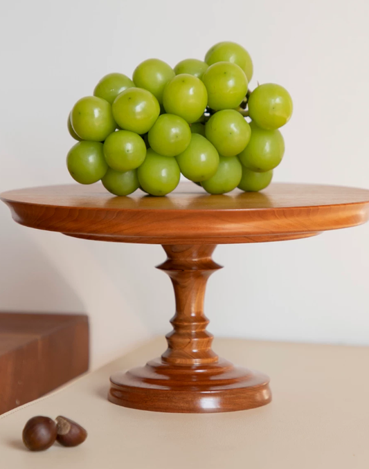 Cherrywood Artisan Cake Stand